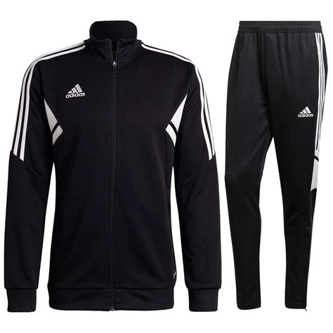 trainingsanzug adidas schwarz m|Schwarze adidas Trainingsanzüge Größe M für Herren .